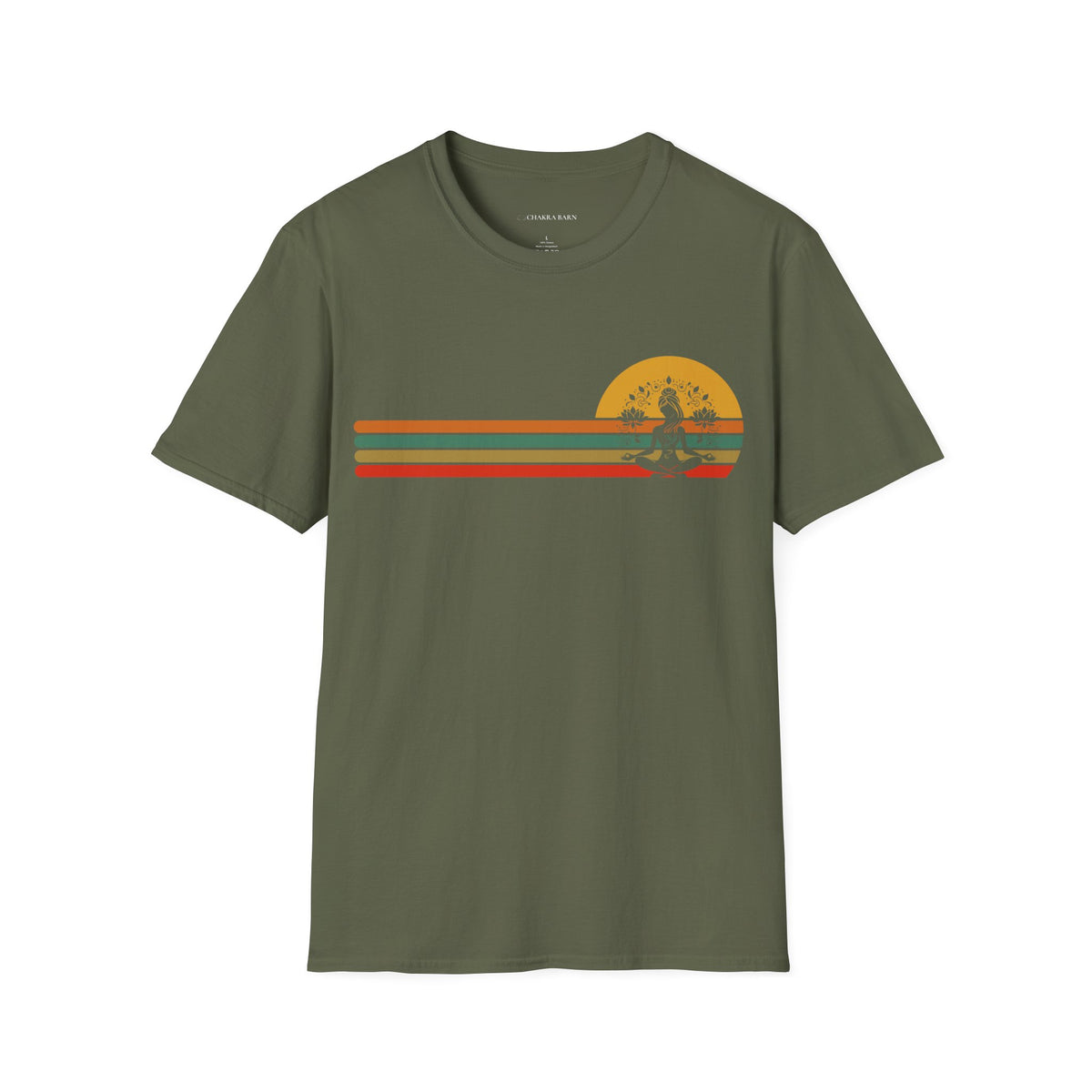 Retro Sunset Yoga